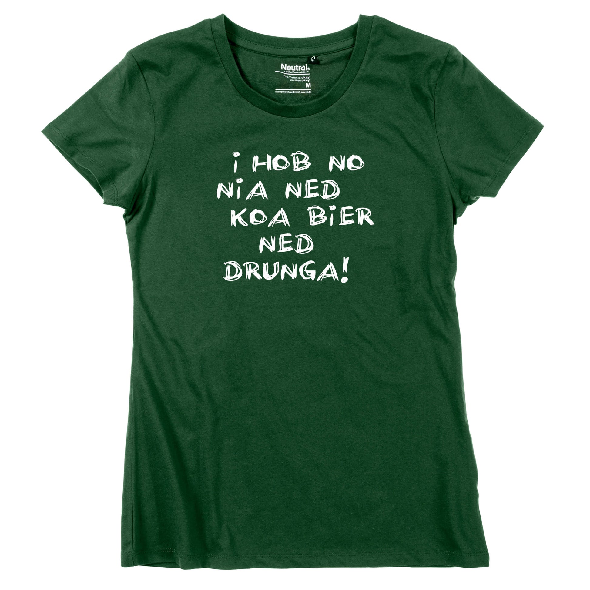 Damen - Shirt "Koa Bier ned drunga!" - meinherzschlag.de