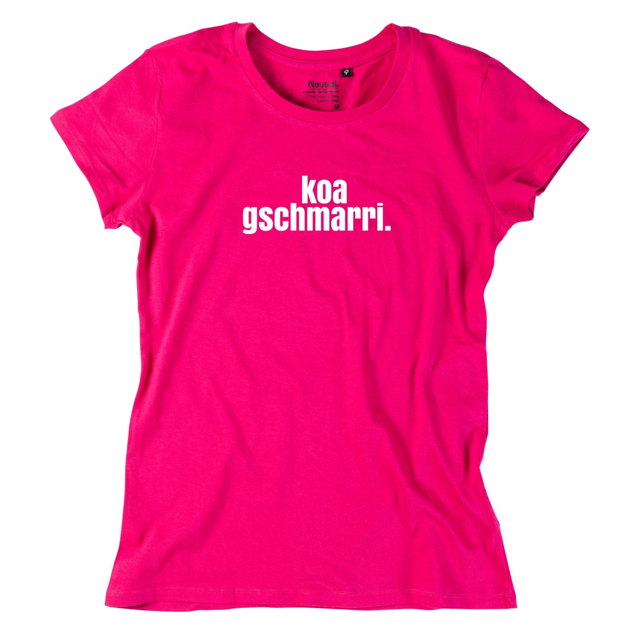 Damen - Shirt "koa gschmarri!" - meinherzschlag.de