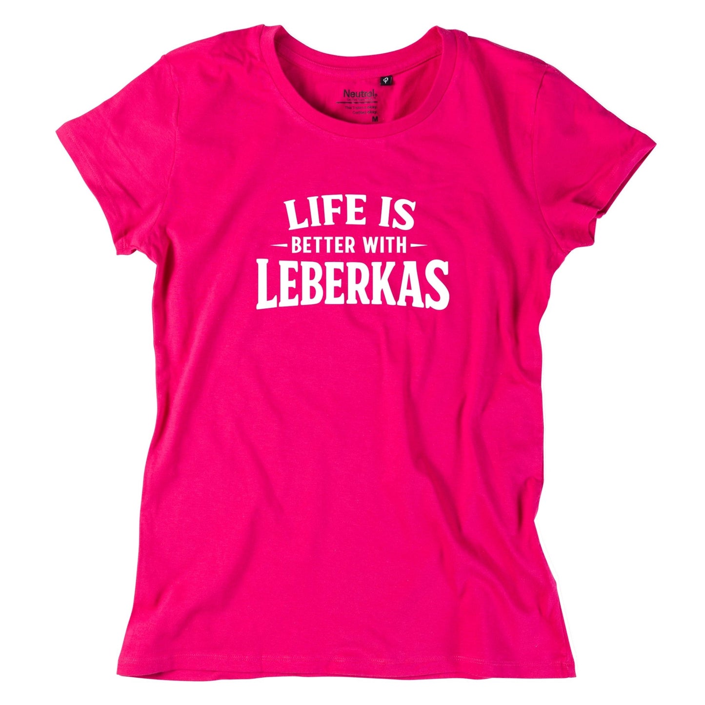 Damen - Shirt "Life is better with Leberkas" - meinherzschlag.de