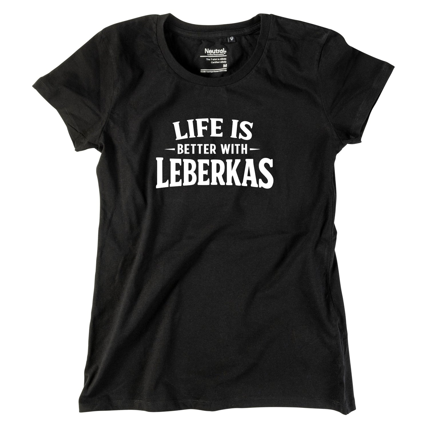 Damen - Shirt "Life is better with Leberkas" - meinherzschlag.de
