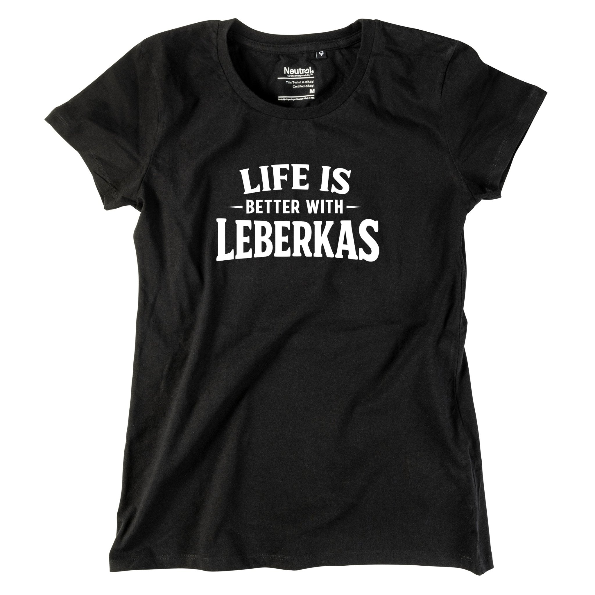 Damen - Shirt "Life is better with Leberkas" - meinherzschlag.de