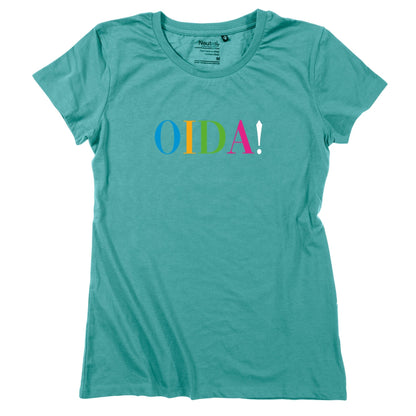 Damen - Shirt "OIDA!" bunt *Limited Edition* - meinherzschlag.de