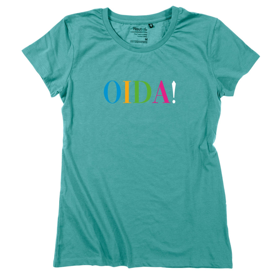 Damen - Shirt "OIDA!" bunt *Limited Edition* - meinherzschlag.de