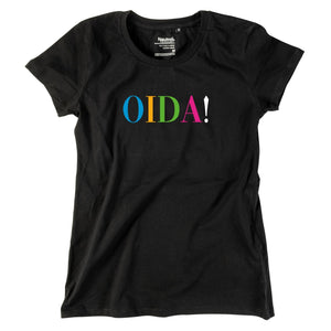 Damen - Shirt "OIDA!" bunt *Limited Edition* - meinherzschlag.de