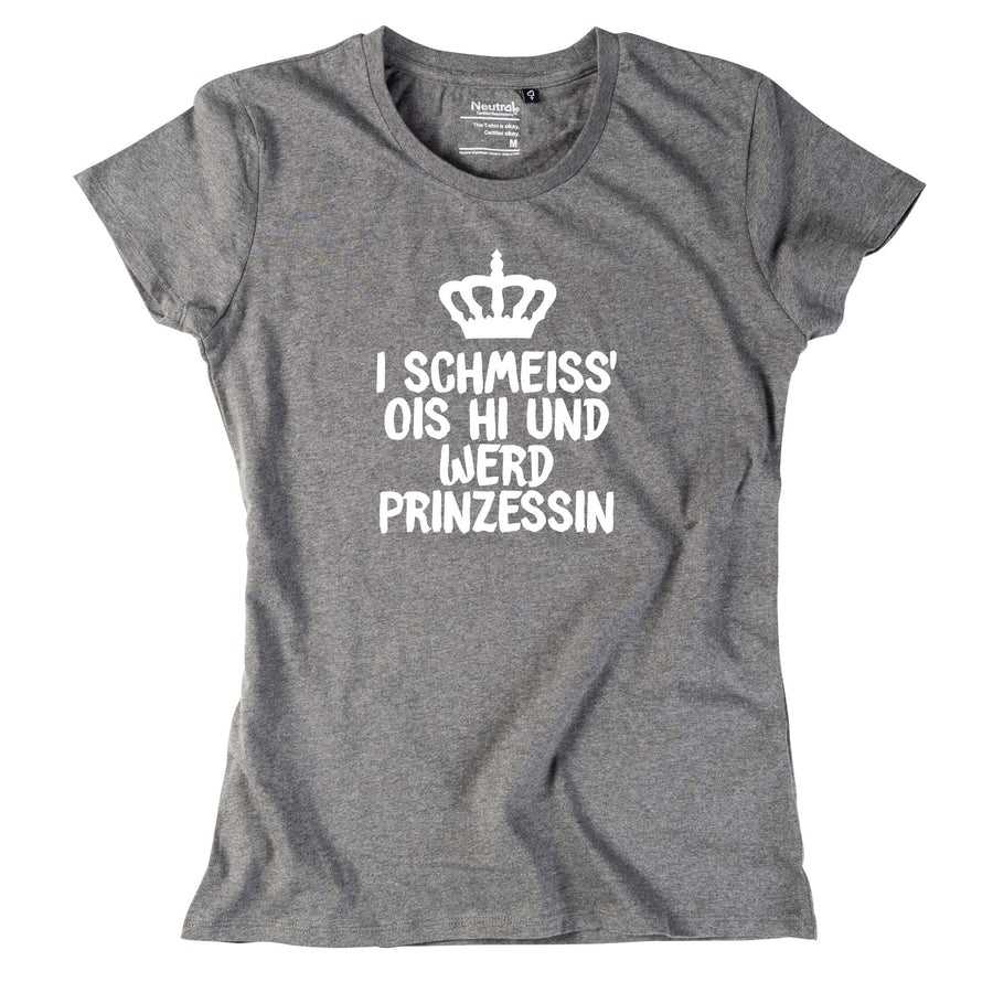 Damen - Shirt "Prinzessin" - meinherzschlag.de