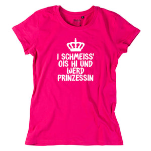 Damen - Shirt "Prinzessin" - meinherzschlag.de