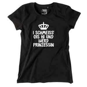 Damen - Shirt "Prinzessin" - meinherzschlag.de