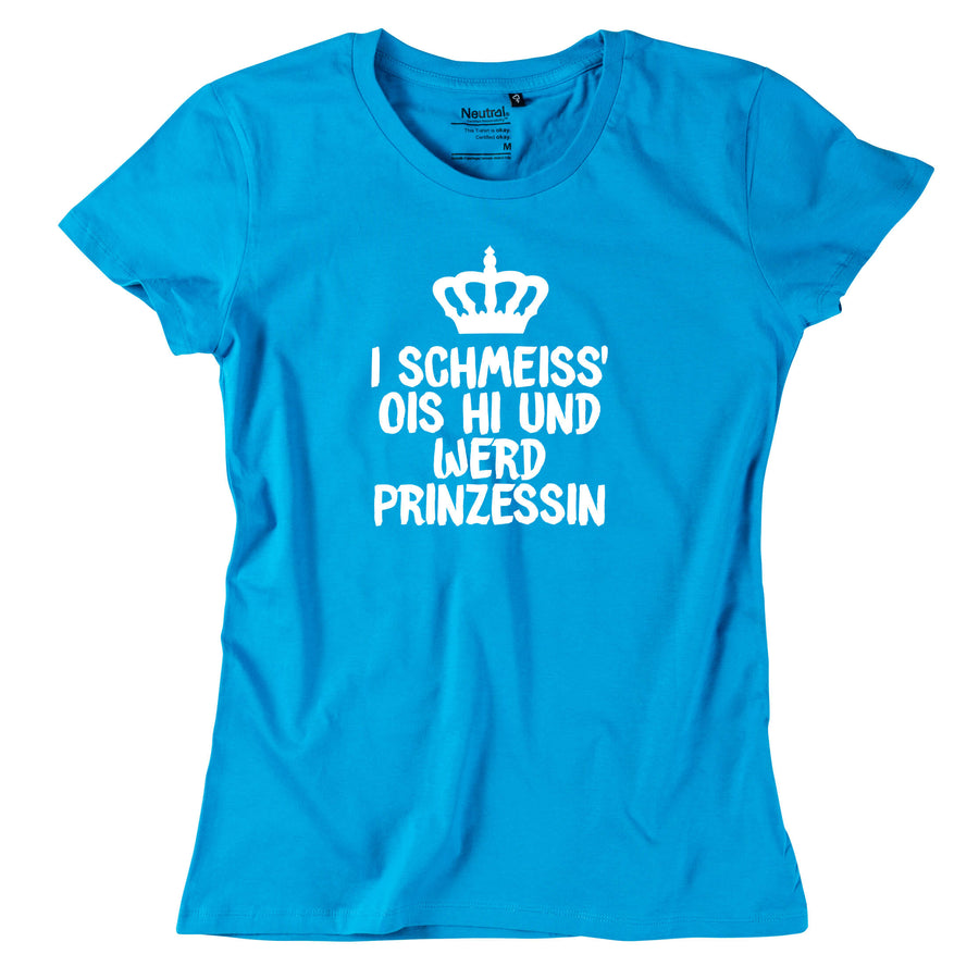 Damen - Shirt "Prinzessin" - meinherzschlag.de