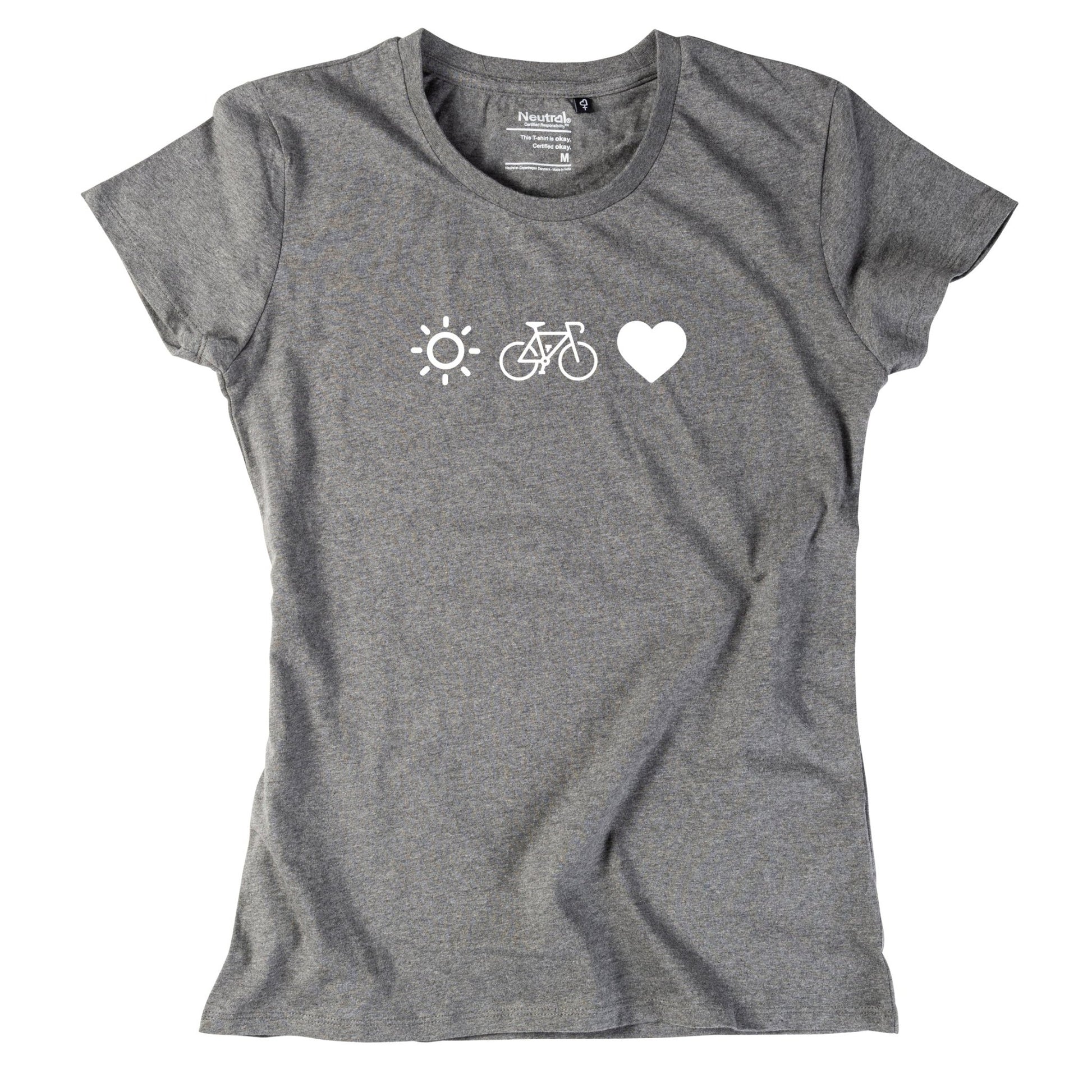 Damen - Shirt "Radl, Sun & Herzl" - meinherzschlag.de