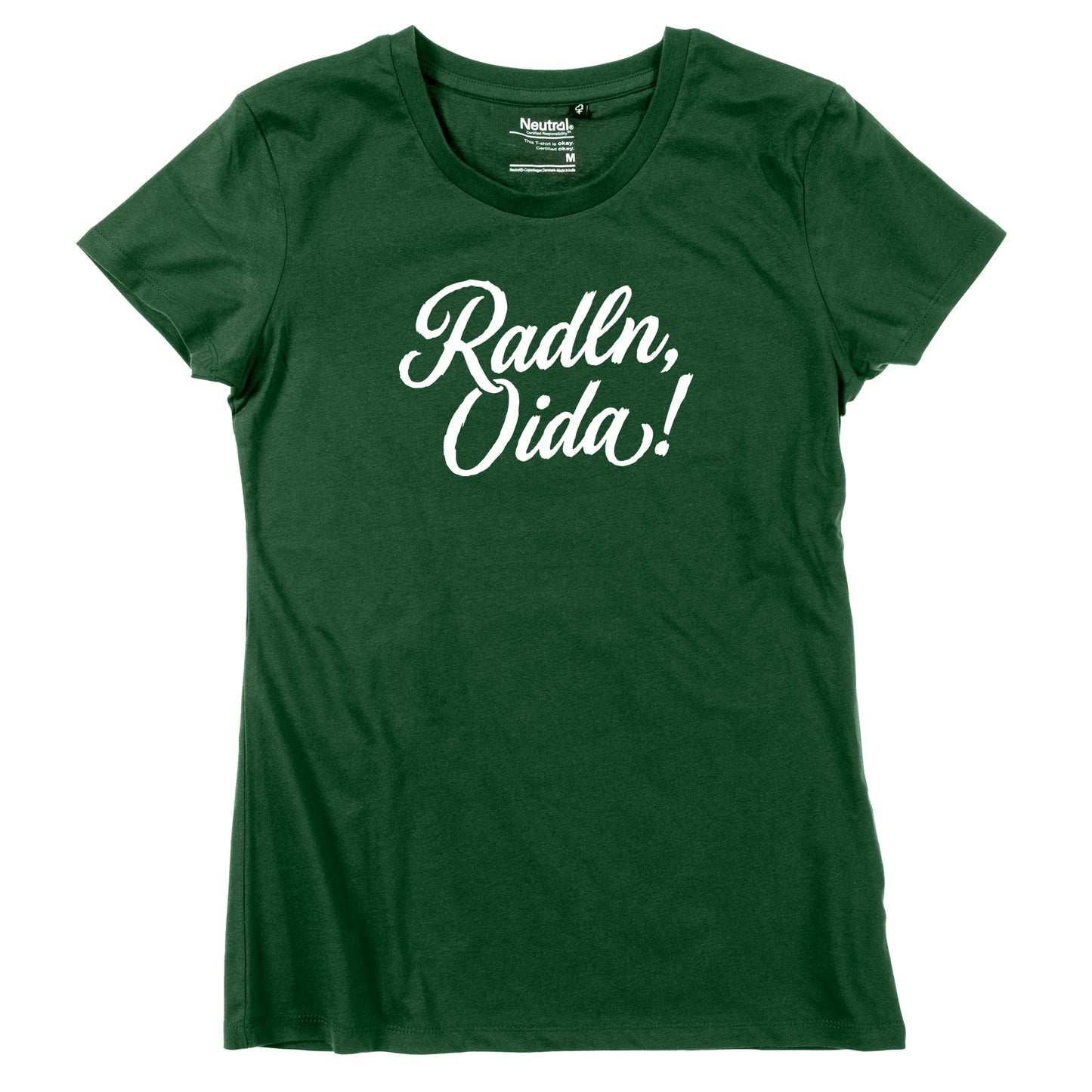 Damen-Shirt "Radln, Oida!"