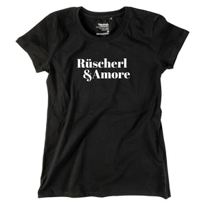 Damen-Shirt "Rüscherl & Amore" von meinherzschlag – Produktbild 7 von 8.