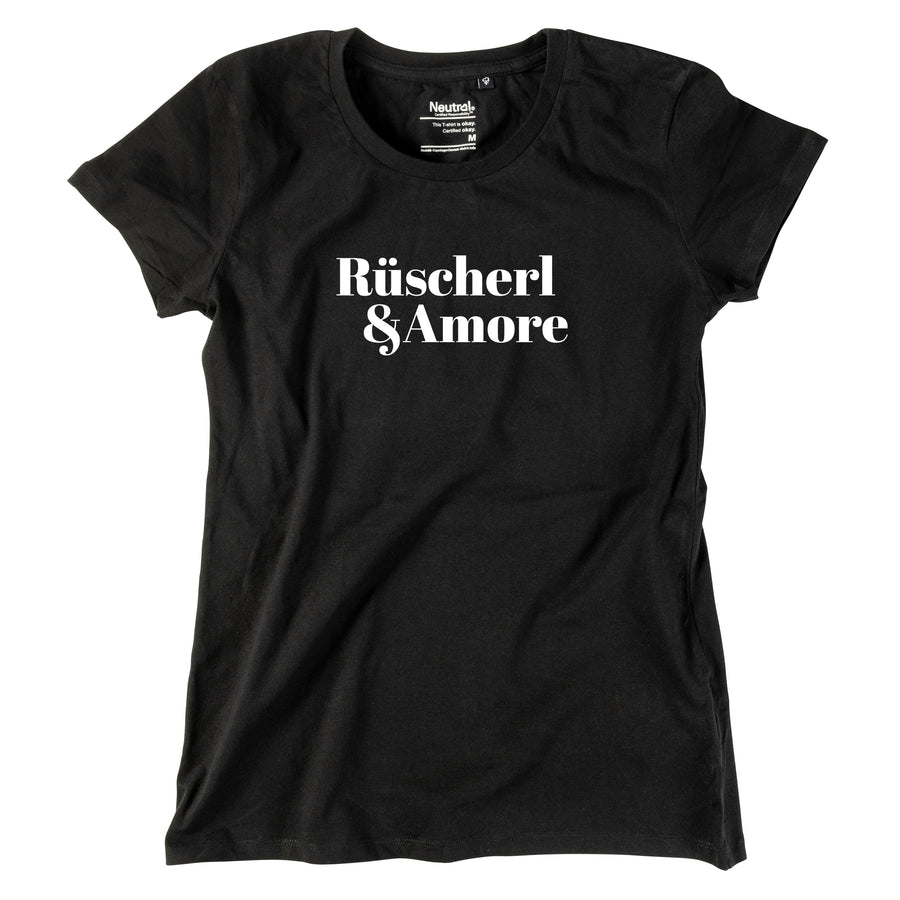 Damen-Shirt "Rüscherl & Amore" von meinherzschlag – Produktbild 7 von 8.
