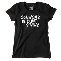 Damen-Shirt "Schwoaz"