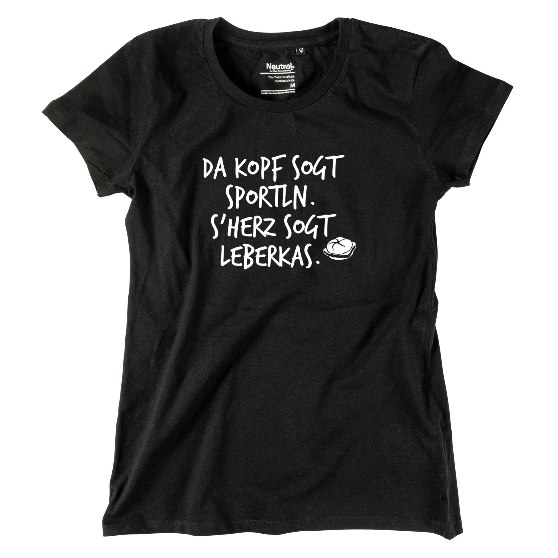 Damen - Shirt "s'Herz sogt Leberkas" - meinherzschlag.de