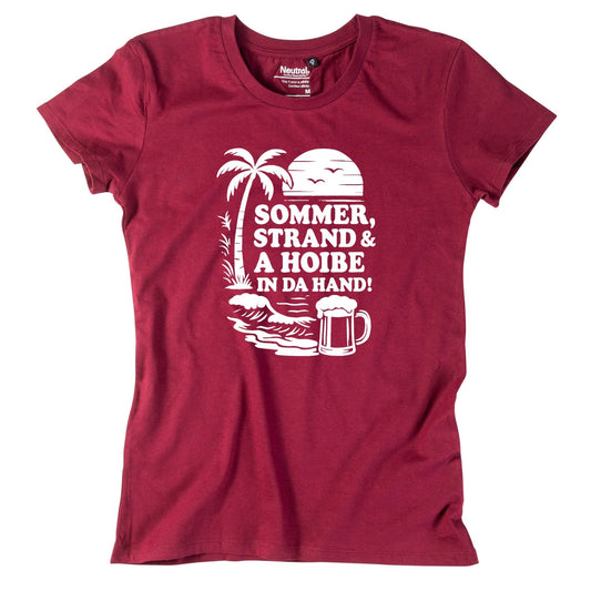 Damen - Shirt "Sommer & Strand" - meinherzschlag.de