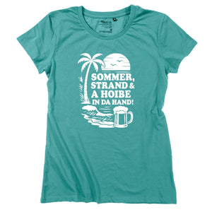 Damen - Shirt "Sommer & Strand" - meinherzschlag.de