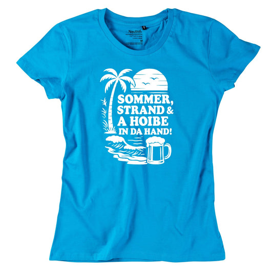 Damen - Shirt "Sommer & Strand" - meinherzschlag.de