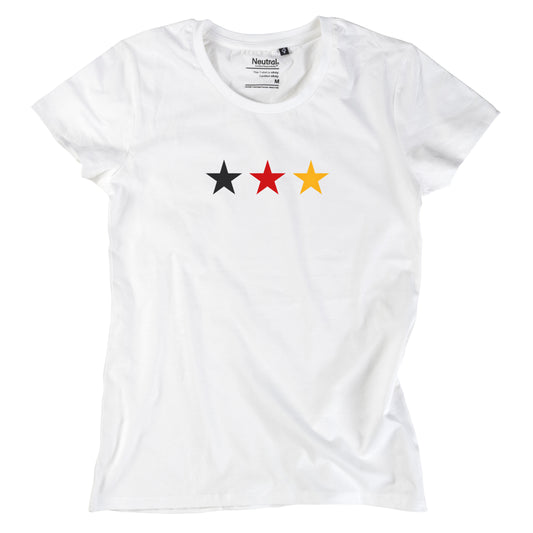 Damen-Shirt "schwarz, rot, gold"
