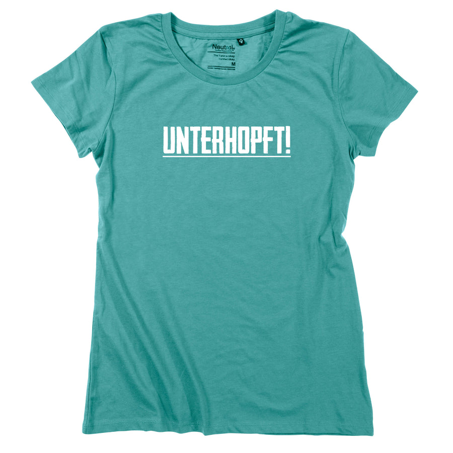 Damen - Shirt "Unterhopft" - meinherzschlag.de
