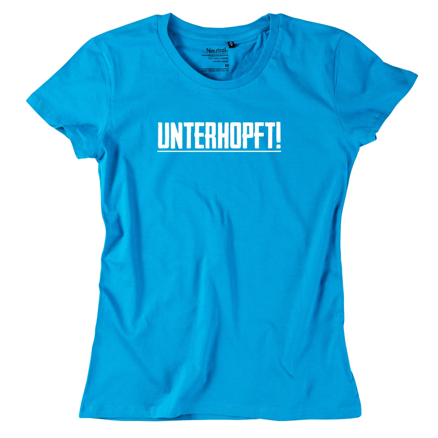 Damen - Shirt "Unterhopft" - meinherzschlag.de