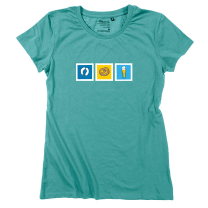 Damen - Shirt "Weißwurstfrühstück" - meinherzschlag.de