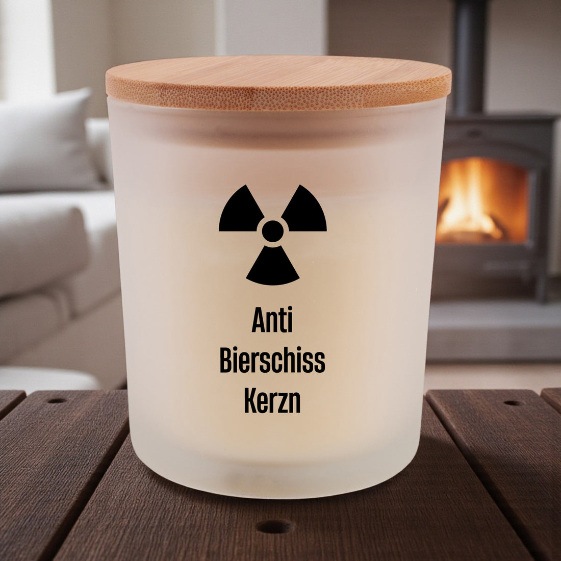 Duftkerze "Anti Bierschiss Kerzn"