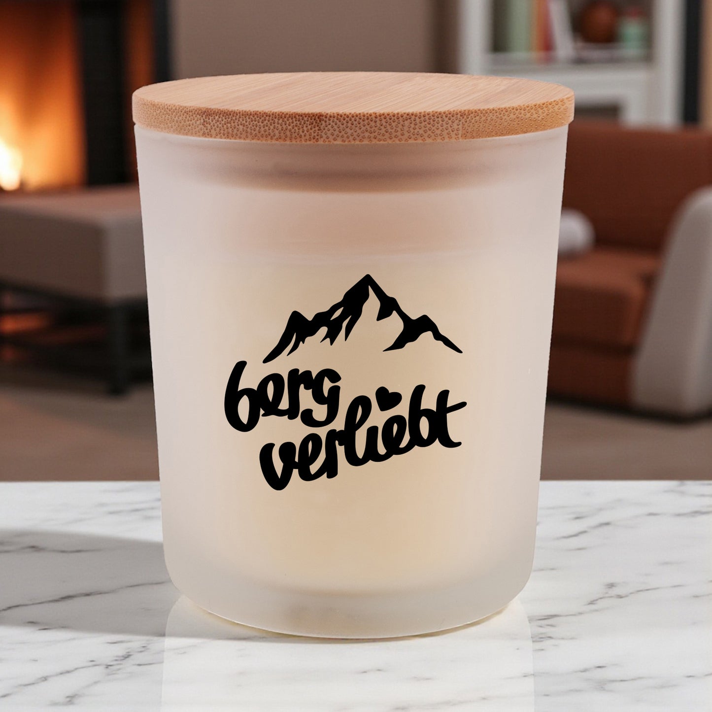 Duftkerze "bergverliebt" - meinherzschlag.de