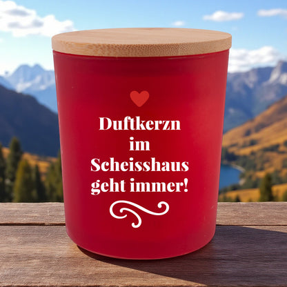 Duftkerze &quot;Duftkerzn im Scheisshaus geht immer!&quot;