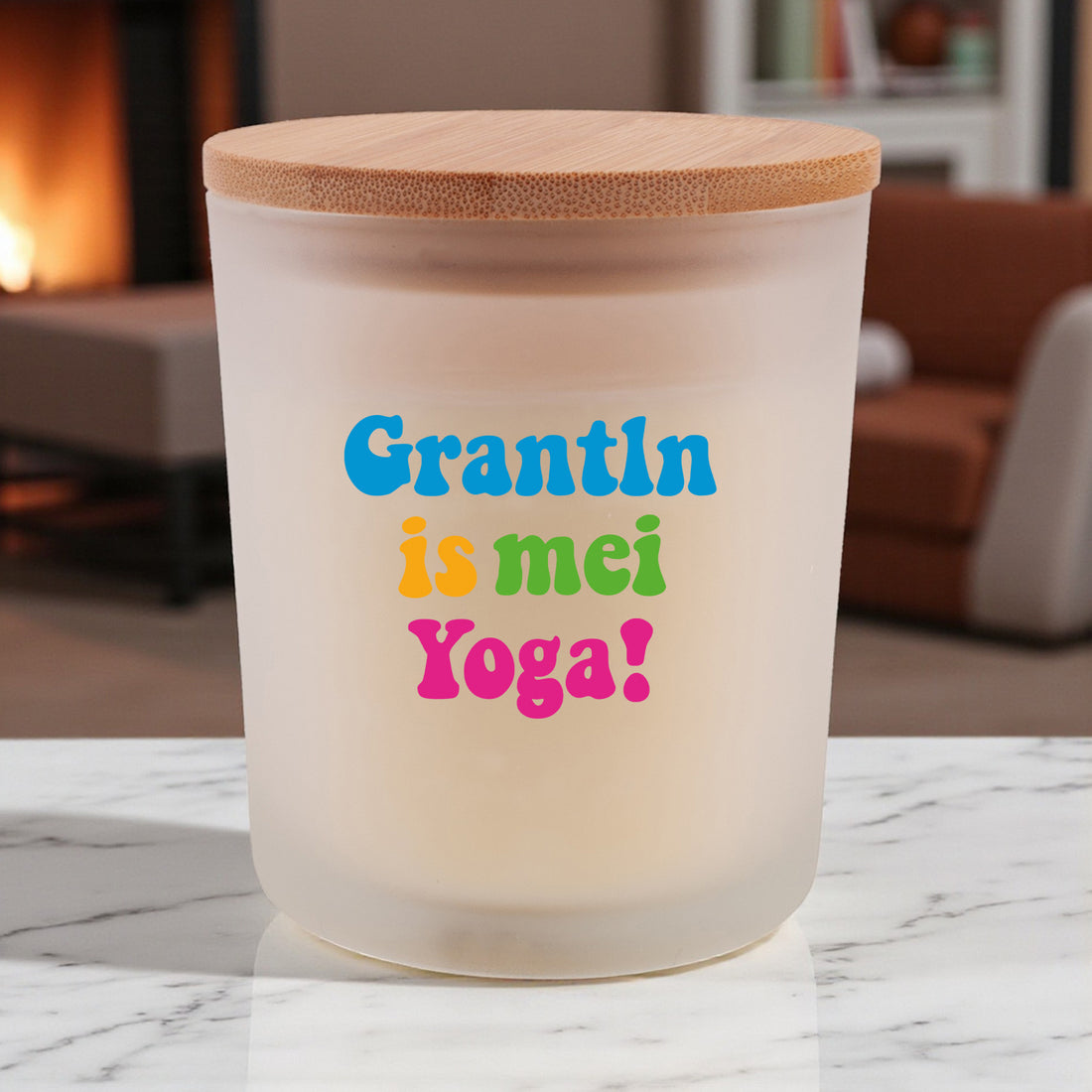 Duftkerze &quot;Grantln is mei Yoga!&quot;