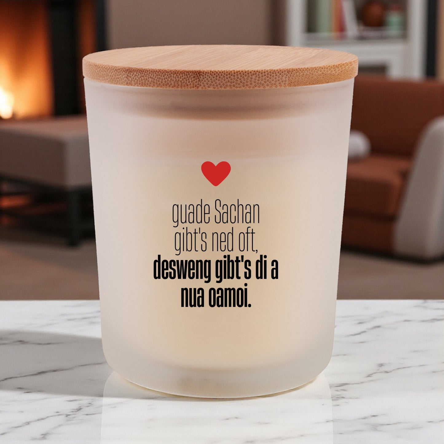 Duftkerze "Guade Sachan" - meinherzschlag.de