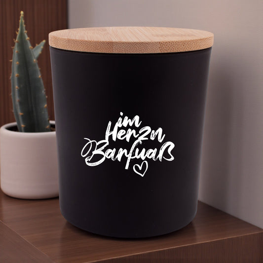 Duftkerze "Im Herzn Barfuaß" - meinherzschlag.de