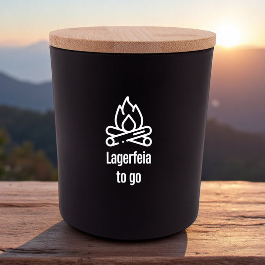 Duftkerze "Lagerfeia to go" - meinherzschlag.de