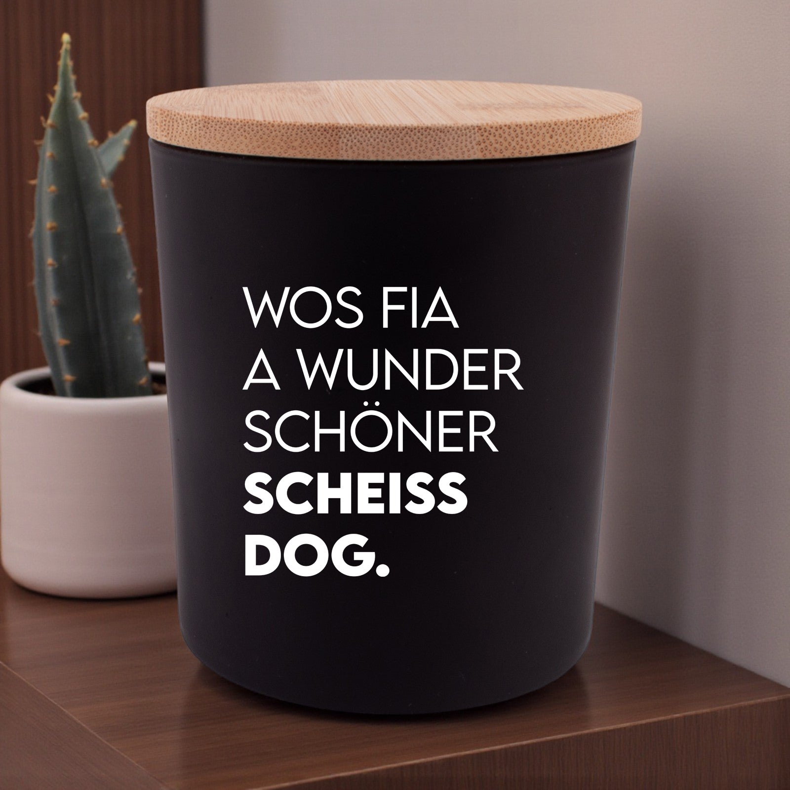 Duftkerze "Scheissdog" - meinherzschlag.de