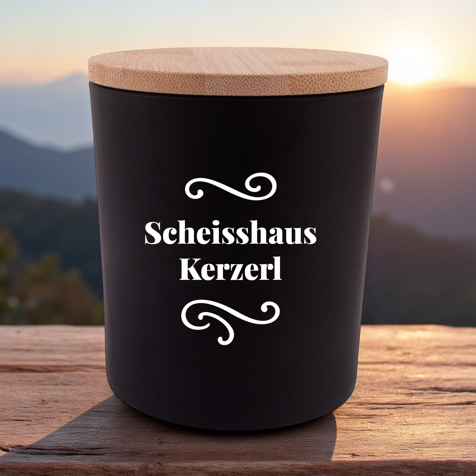 Duftkerze &quot;Scheisshaus Kerzerl&quot;