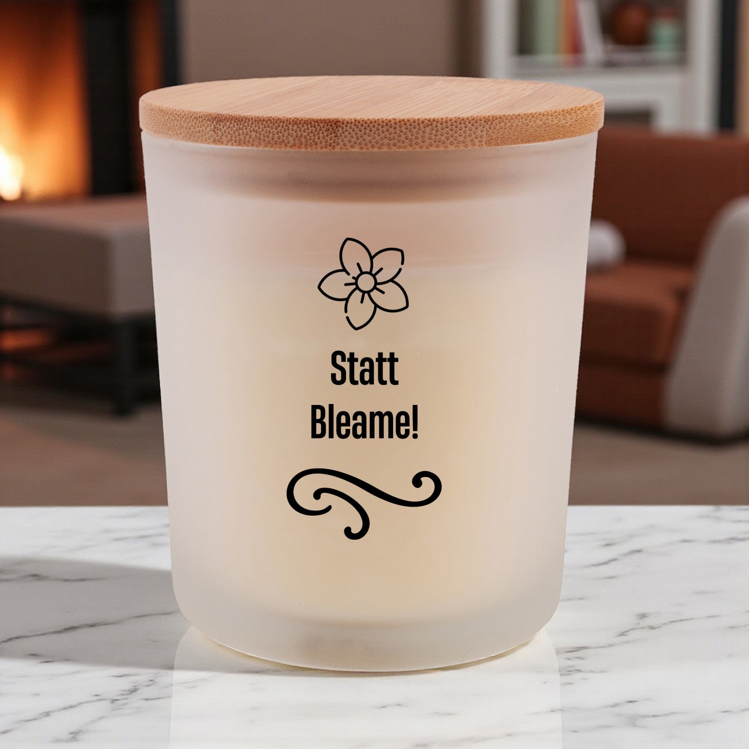 Duftkerze &quot;Statt Bleame!&quot;