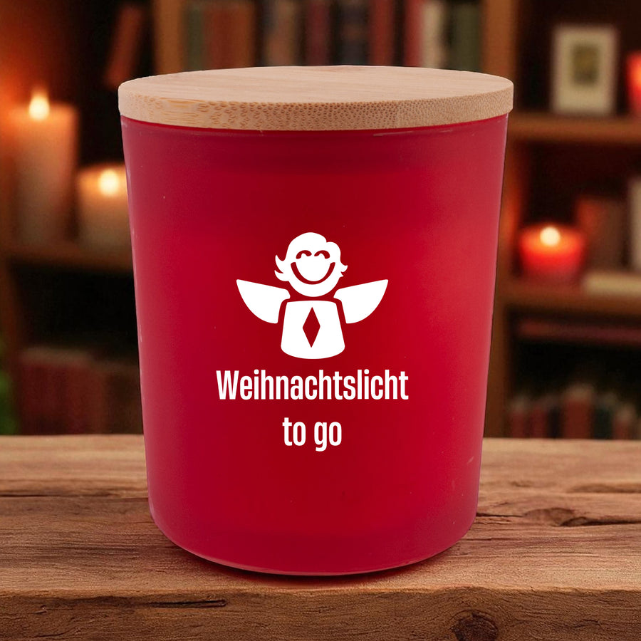 Duftkerze "Weihnachtslicht to go" - meinherzschlag.de