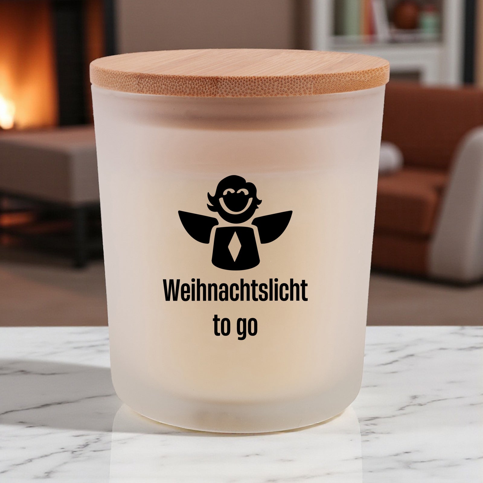 Duftkerze "Weihnachtslicht to go" - meinherzschlag.de