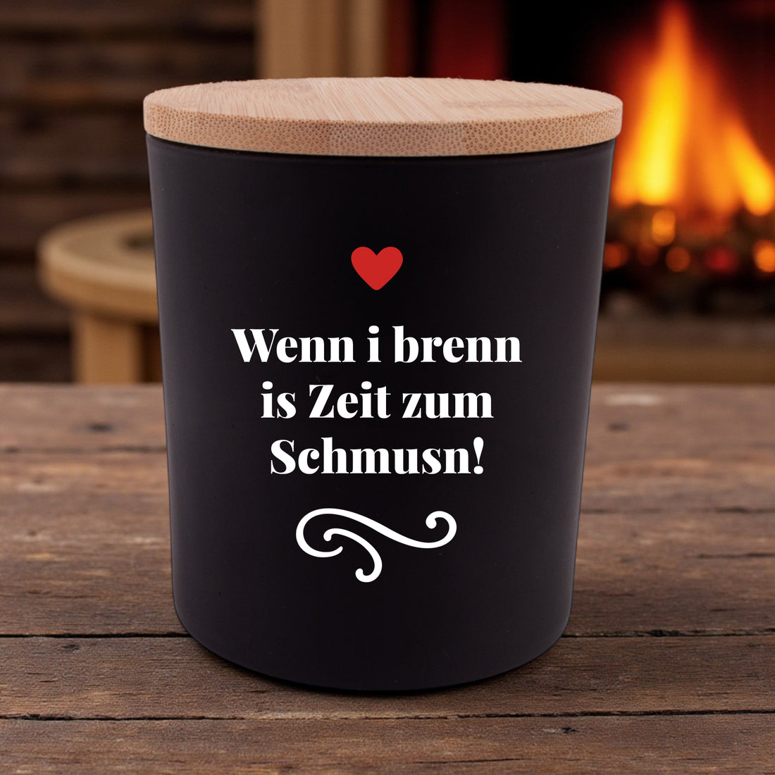 Duftkerze &quot;Zeit zum Schmusn&quot;