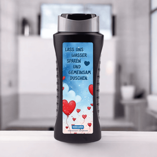 Duschgel "Gemeinsam duschen" - meinherzschlag.de