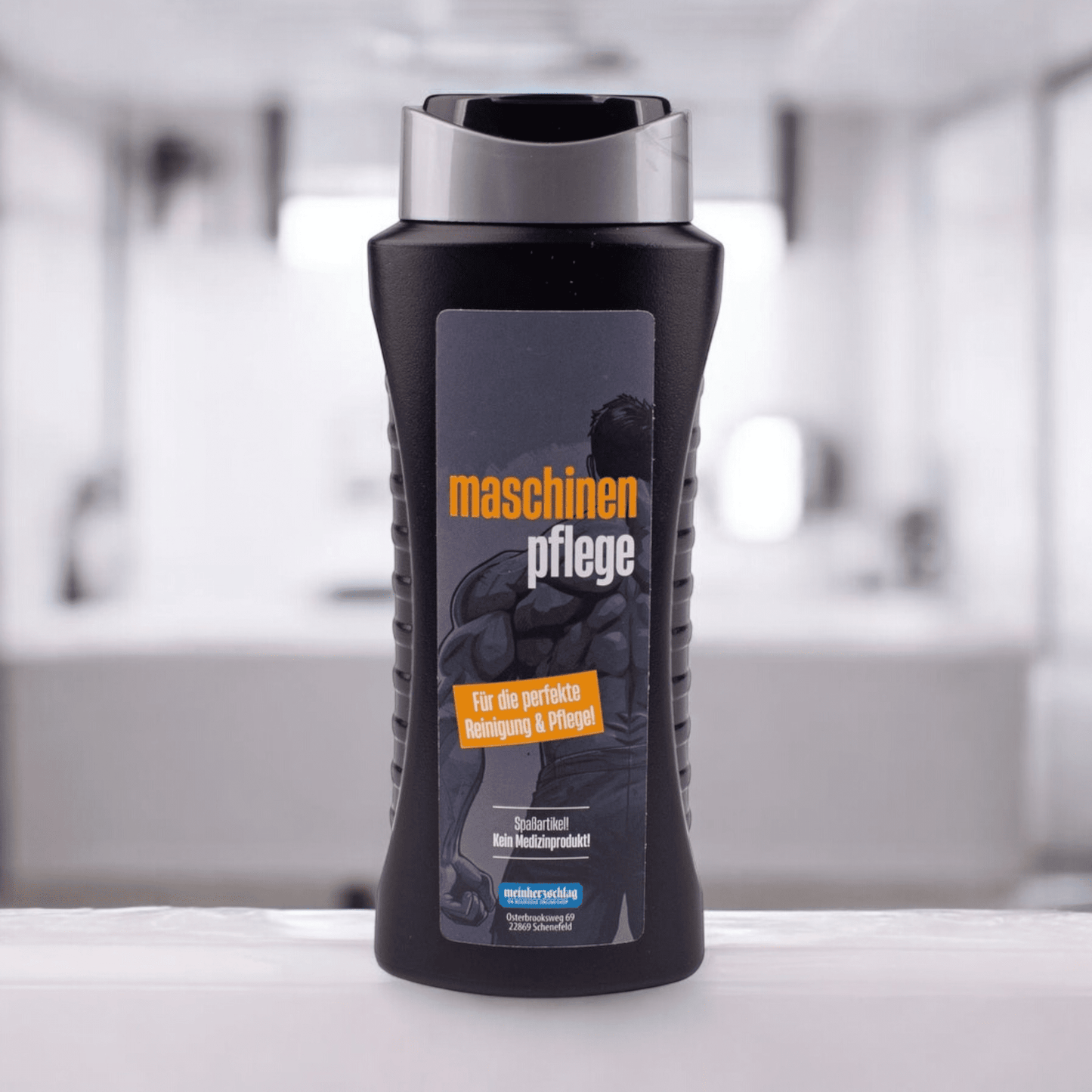 Duschgel "Maschinenpflege" - meinherzschlag.de