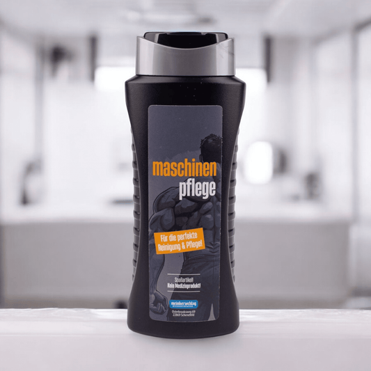 Duschgel "Maschinenpflege" - meinherzschlag.de