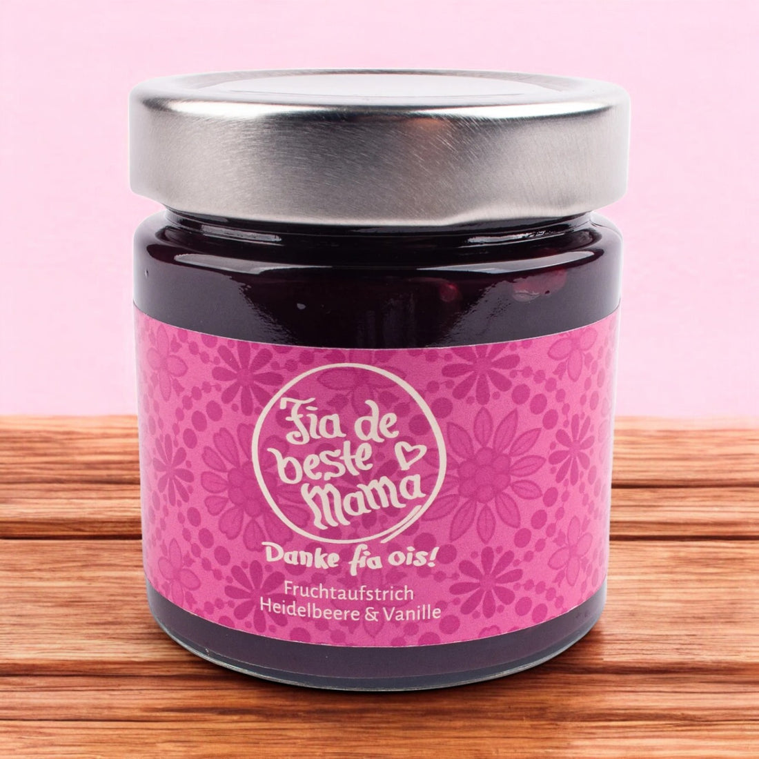 Fruchtaufstrich "Fia de beste Mama"