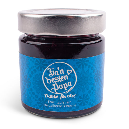 Fruchtaufstrich "Fia'n besten Papa!" - meinherzschlag.de