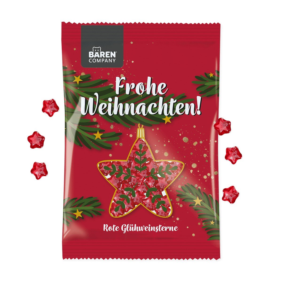 Fruchtgummi "Glühweinsterne" - meinherzschlag.de