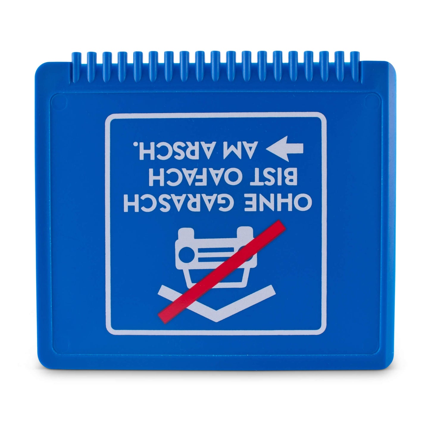 Eiskratzer "Ohne Garasch" - meinherzschlag.de