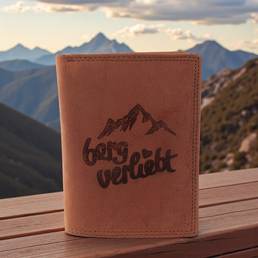 Herren-Geldbörse "bergverliebt"