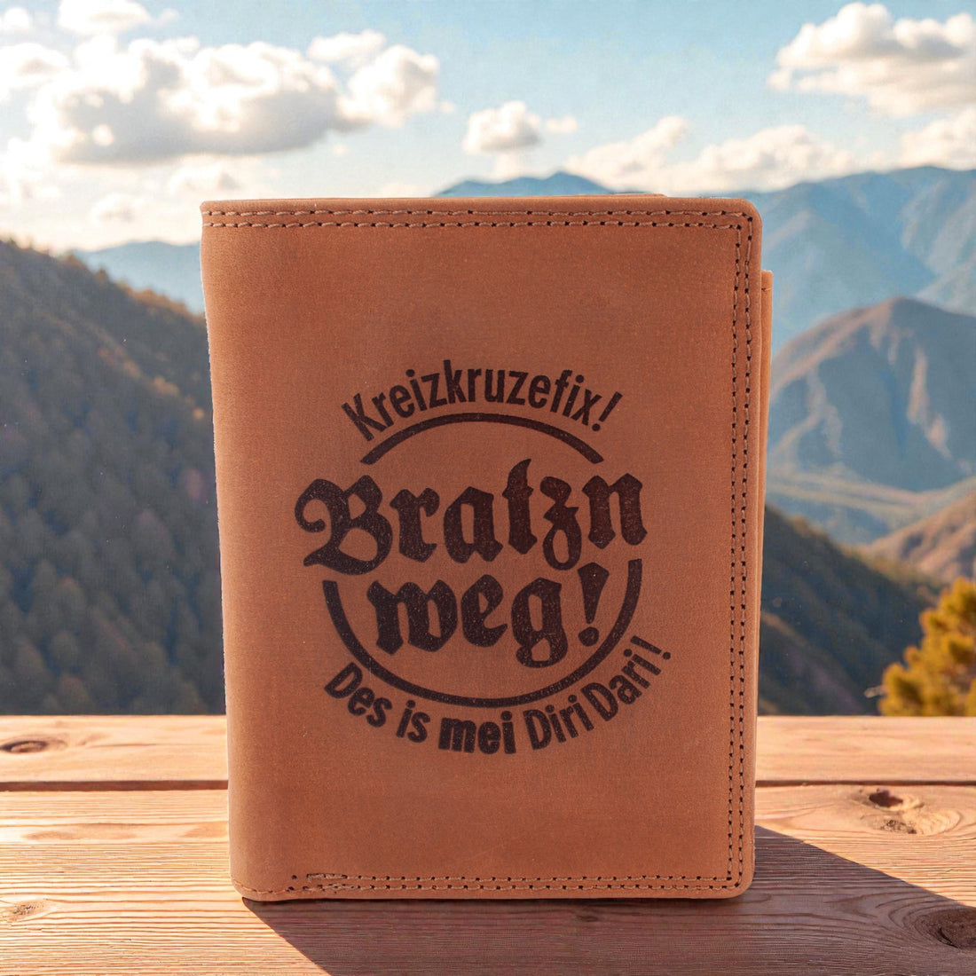 Herren-Geldbörse "Bratzn weg!"