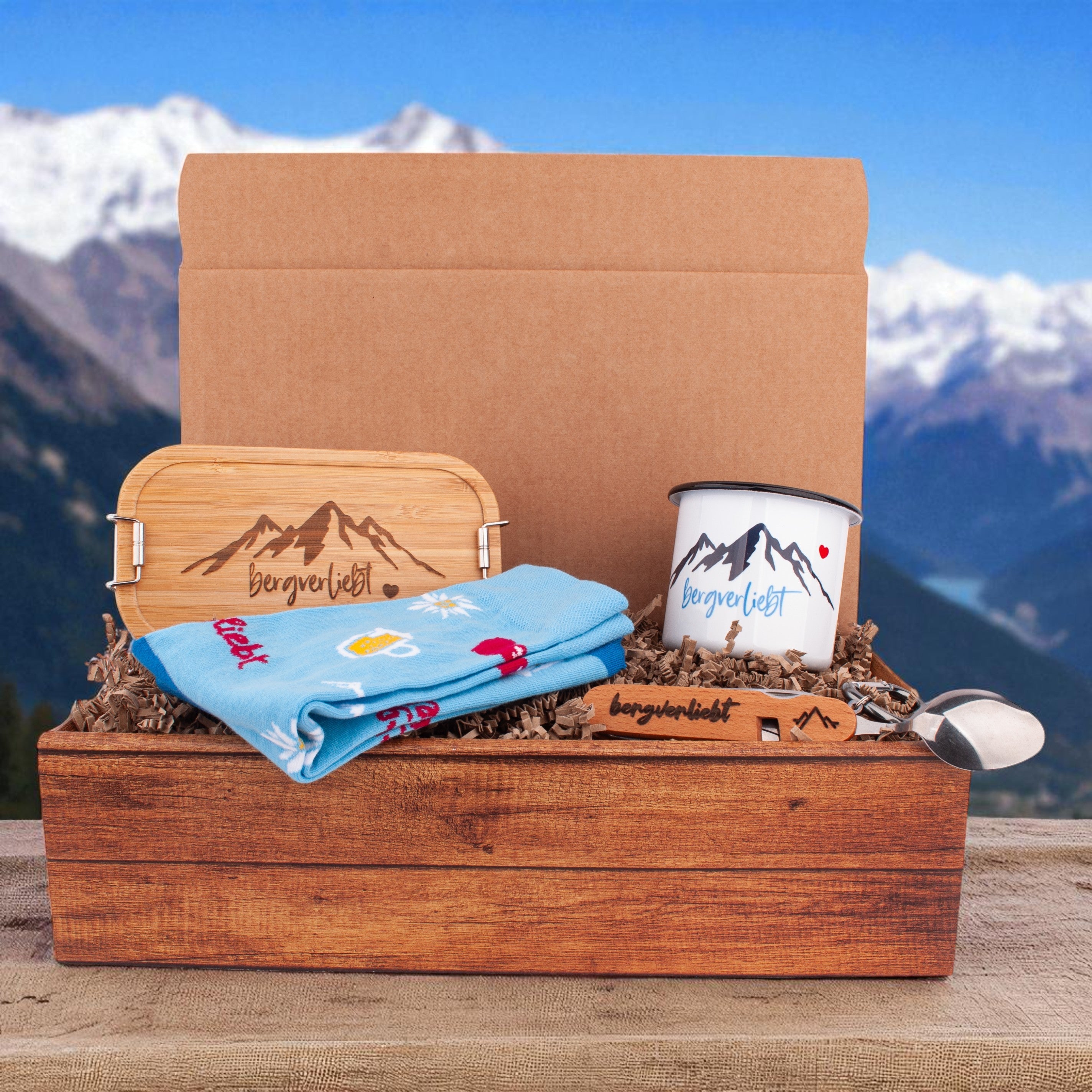 Geschenkbox &quot;bergverliebt&quot;