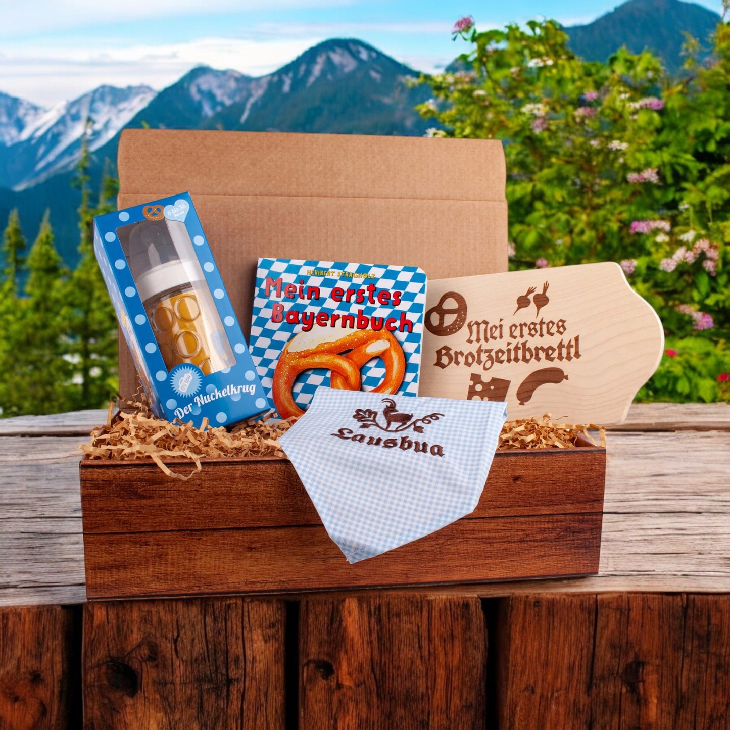 Geschenkbox "Lausbua" - meinherzschlag.de