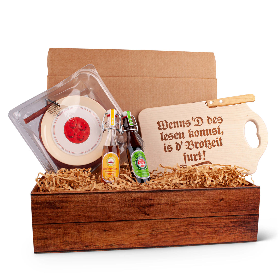 Geschenkbox "Ois Wurscht!"